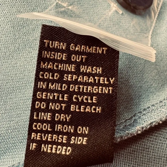 DG2 Stretch Knit Denim Shirtdress - Picture 11 of 11